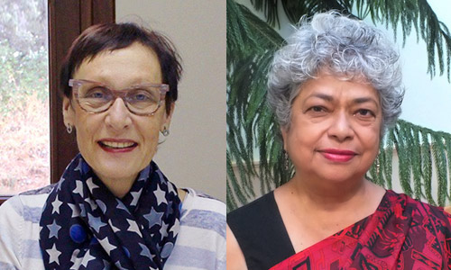 Doris Gray and Monica Sharma