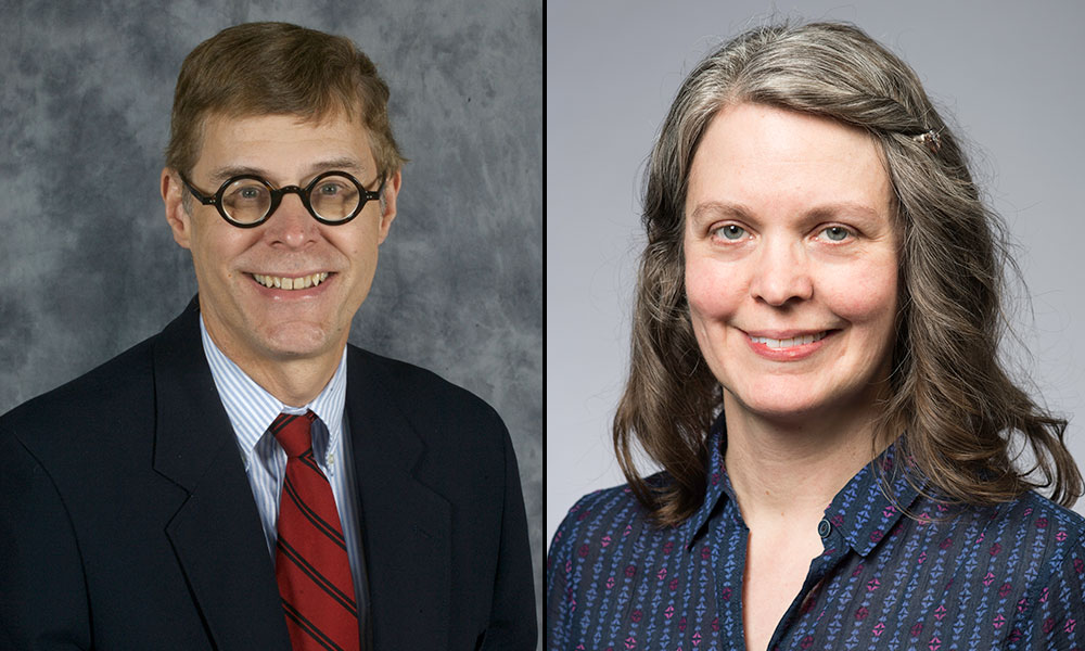 side-by-side portraits of Robert Boyd and Kara Bren