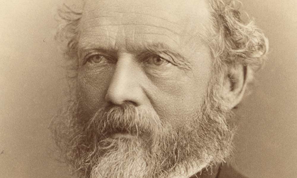 detail from portrait of Lewis Henry Morgan