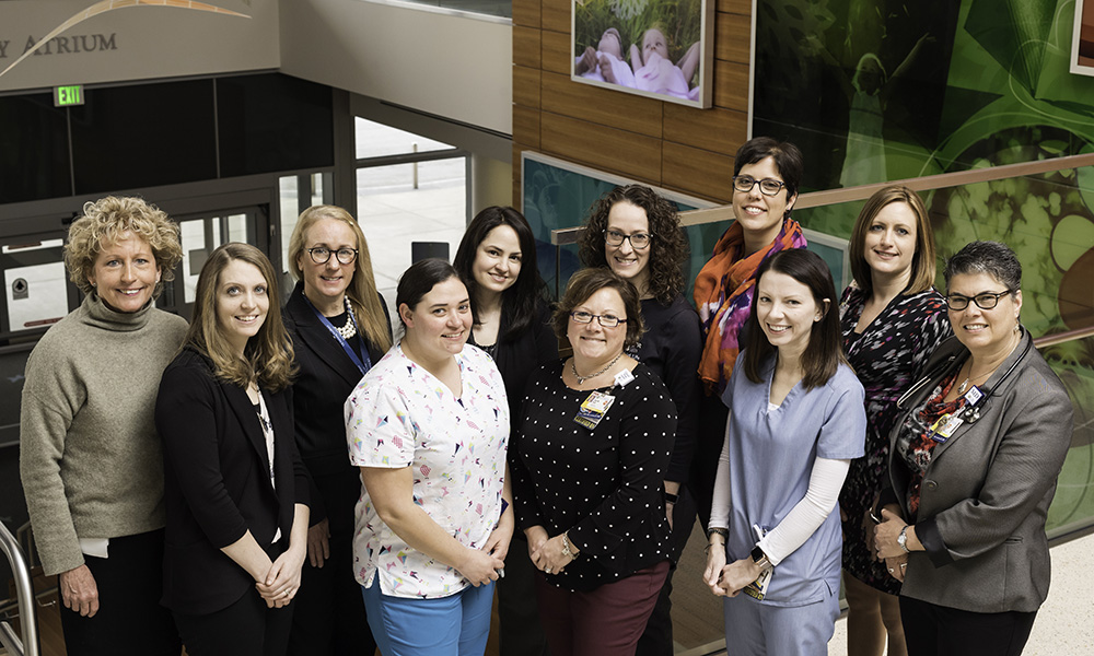 photo of a group of staff