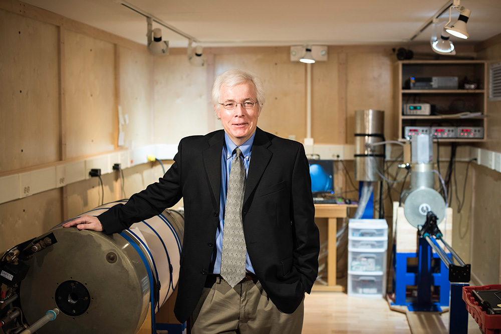 John Tarduno in his lab