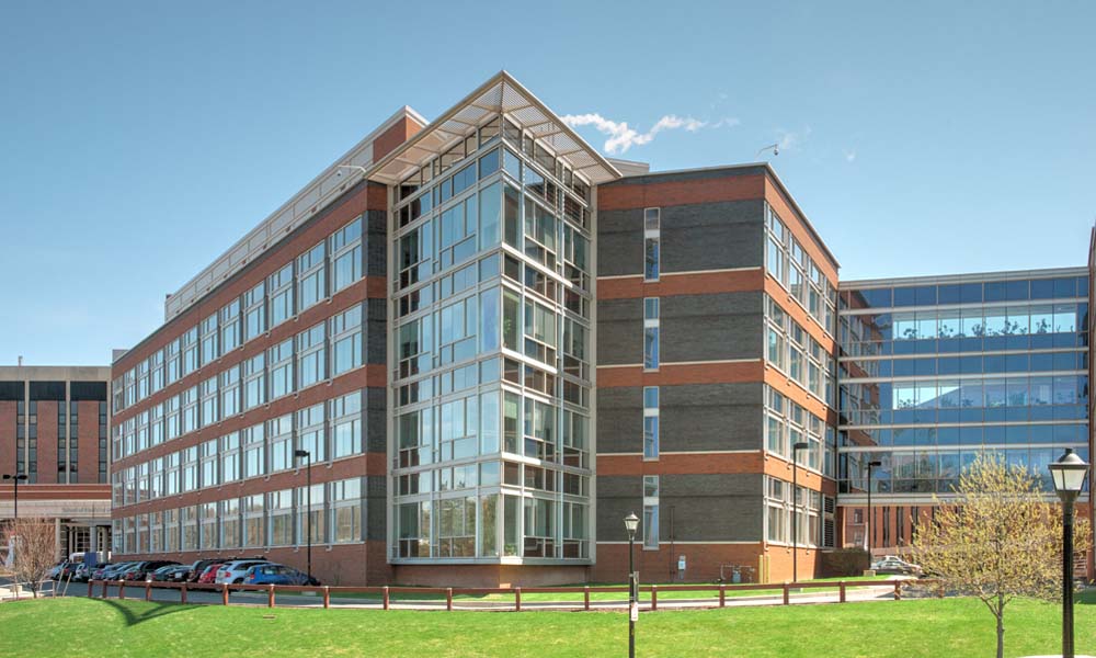 Exterior of the University of Rochester Medical Center.