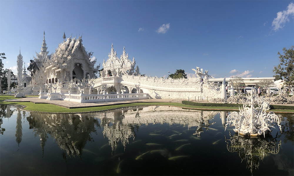 white temple in Thailand