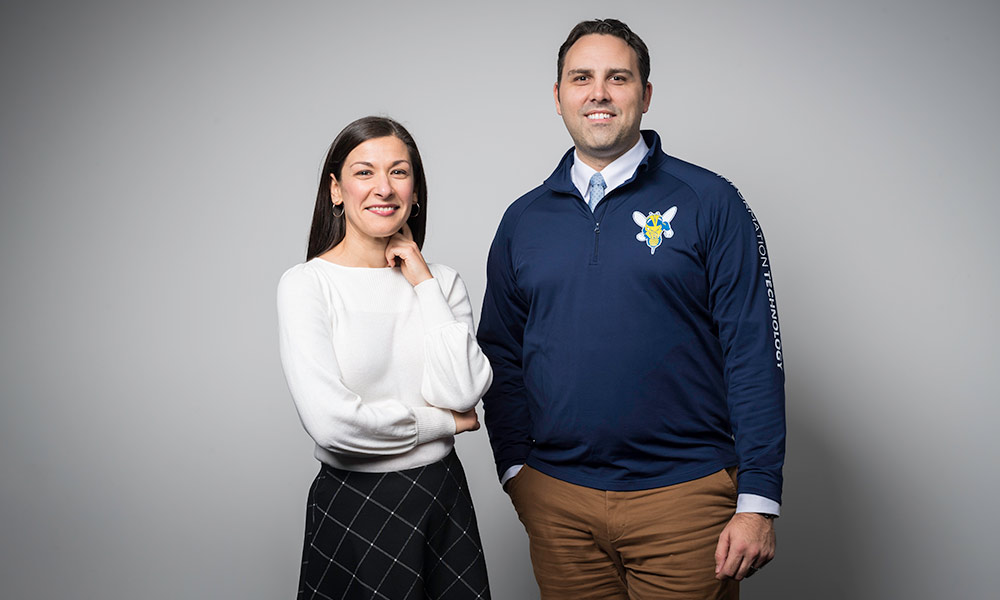 Feature image portraits of two people