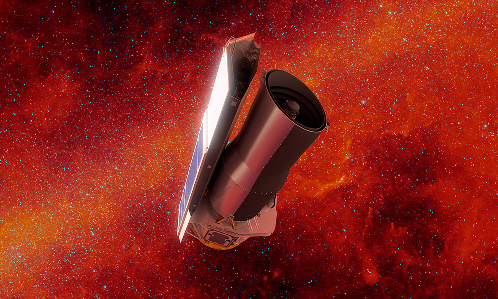 Feature image spitzer space telescope