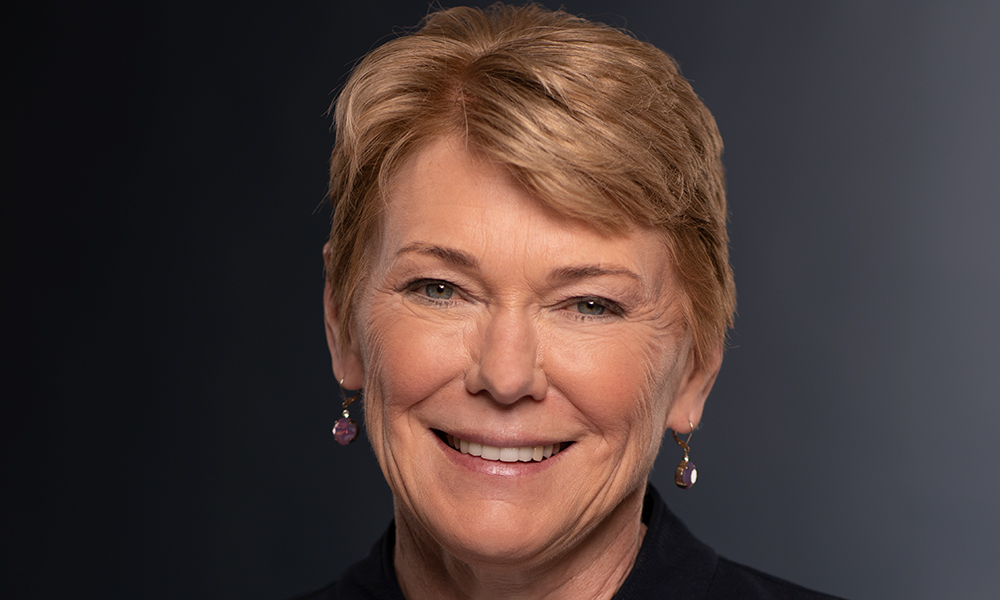 Feature image photograph of president Sarah Mangelsdorf.