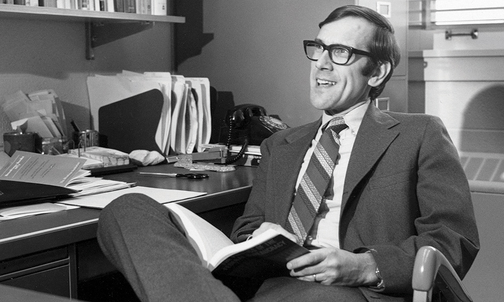 archival photo of Richard Fenno