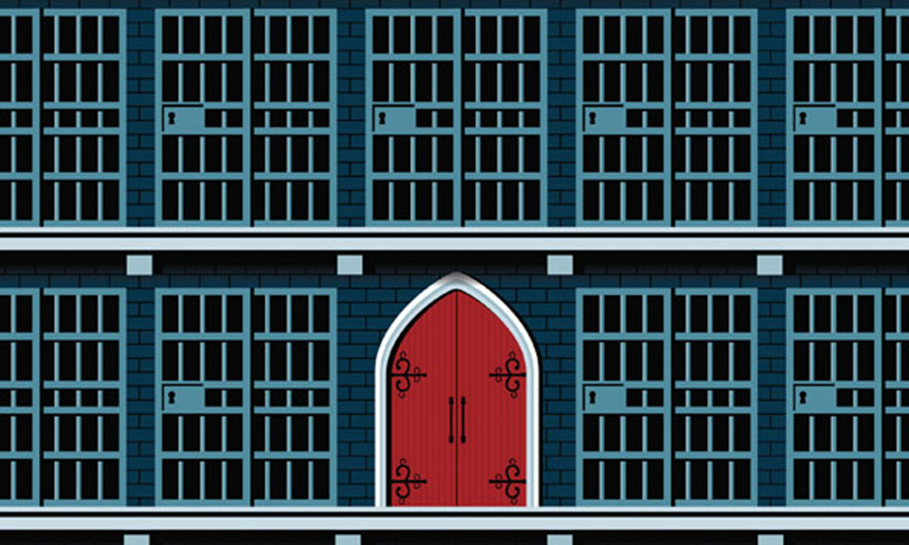 illustraion of prison