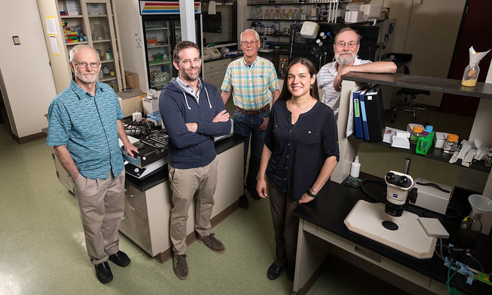 biologists in their lab