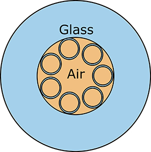 illustration of optical fiber