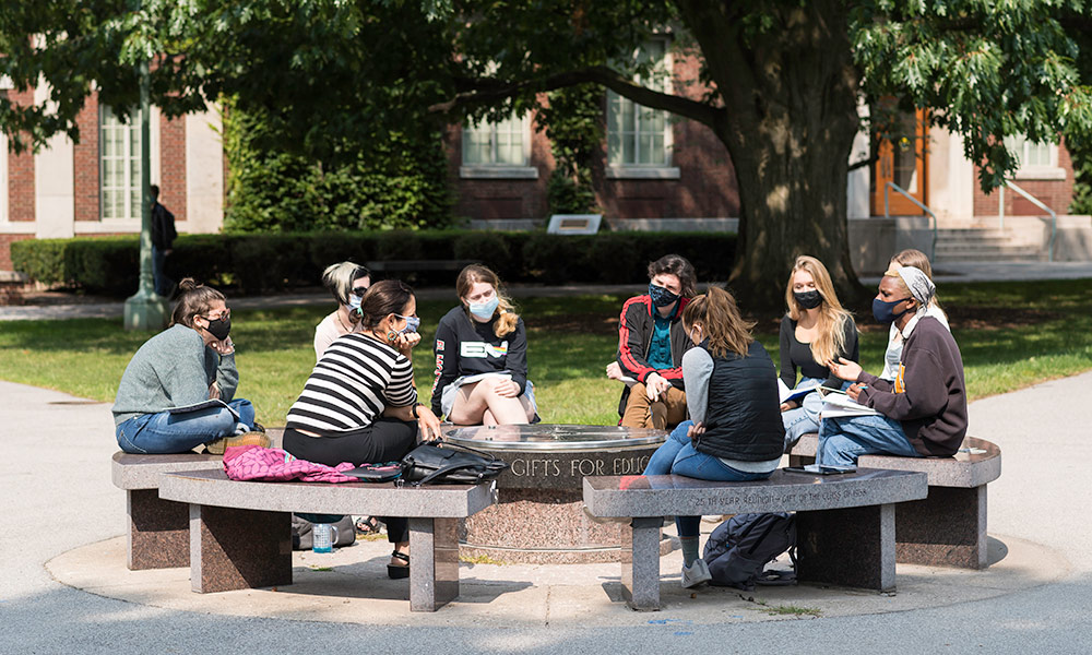 class meeting at the meridian marker