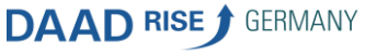 DAAD RISE Germany logo.