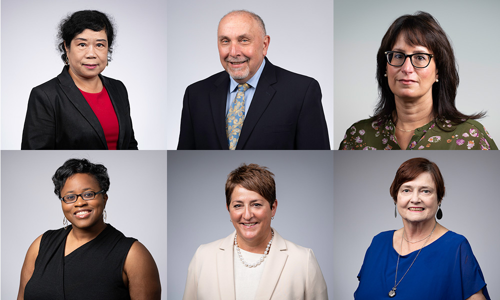 Feature image 6 headshots of award recipients