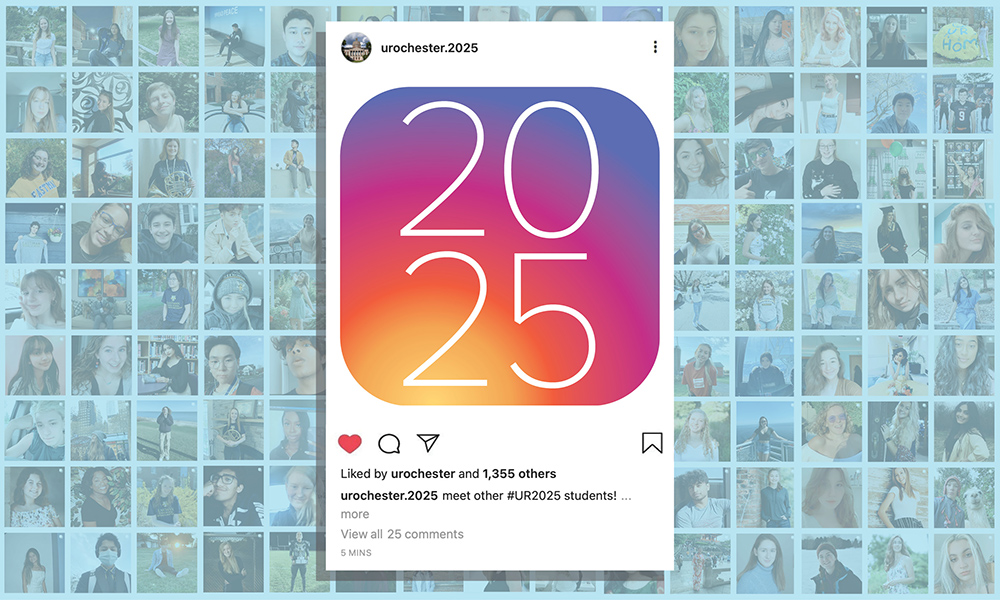 Feature image collage of Instagram headshots in the background with a colorful 2025 icon in the foreground.