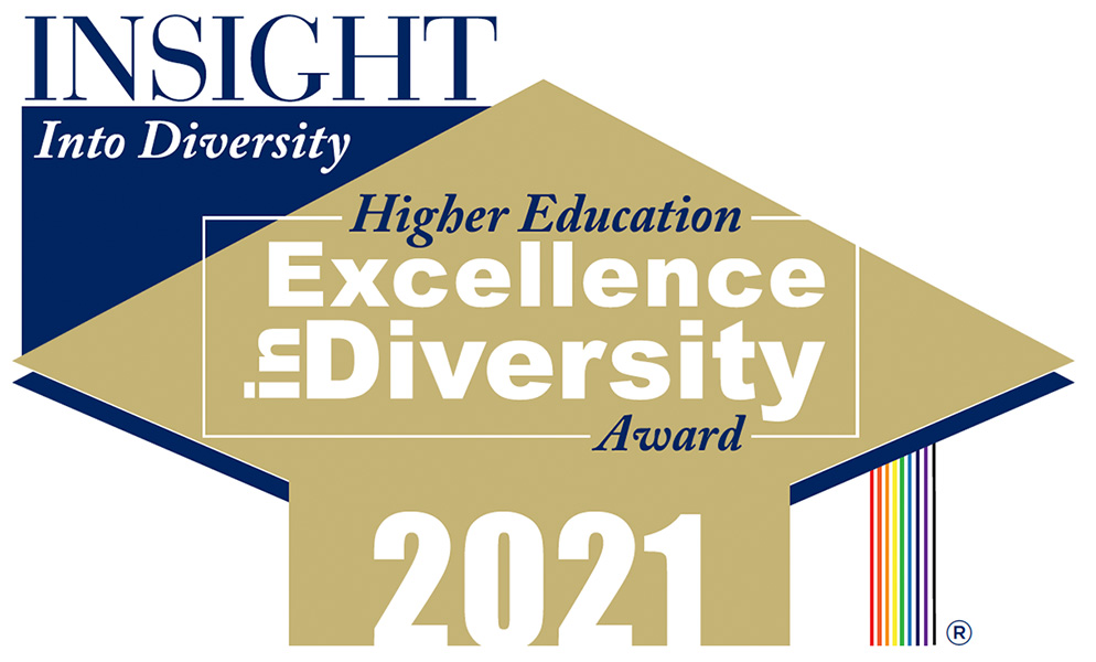 Graphic for Excellence in Higher Education Diversity Award.