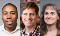 Three professors to receive Goergen Award for Excellence in Undergraduate Teaching