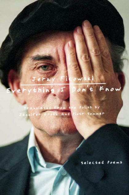 book cover showing man holding his hand over one eye
