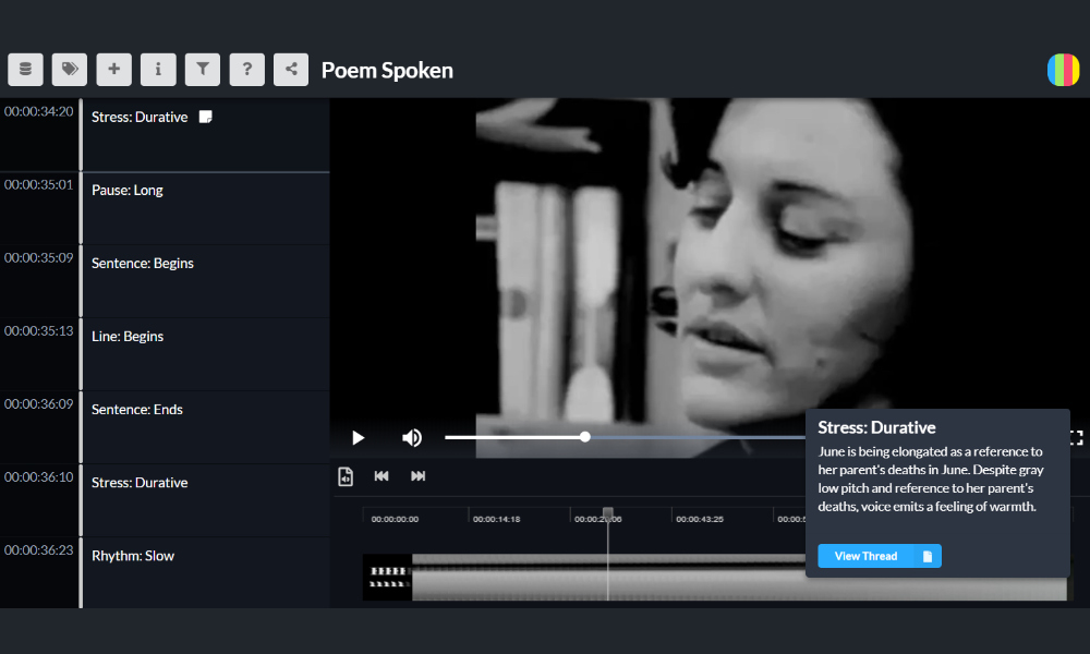 Screen grab of the Mediate tool.