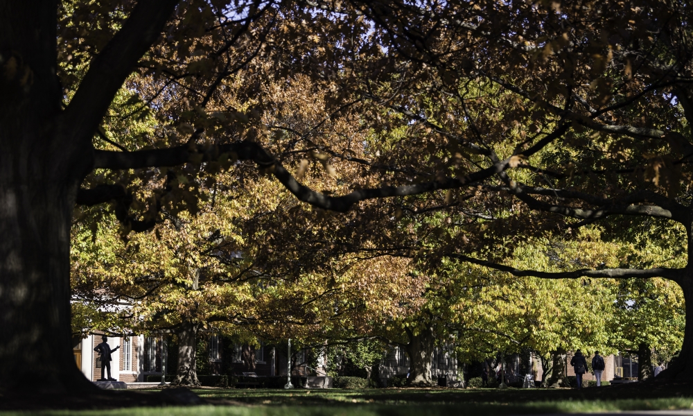 Feature image Eastman Quad in the fall.