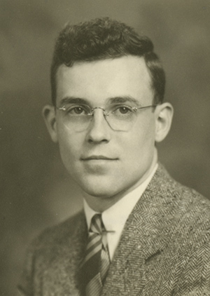 yearbook photo of Darwin Dunning.