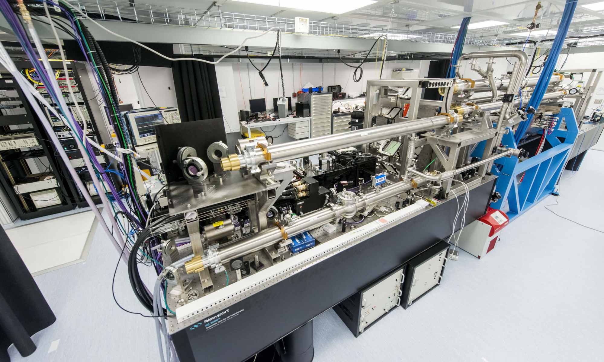 Dynamic Compression Sector laser built and installed at the University of Rochester Laboratory for Laser Energetics for pulsed laser research and other applications.