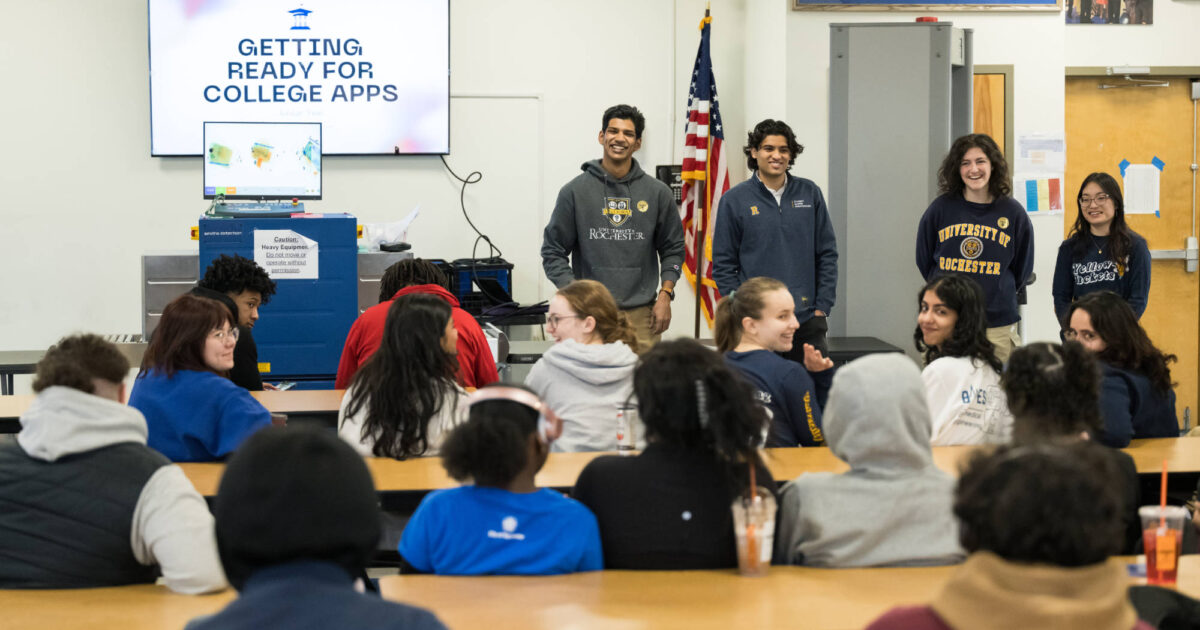 Rochester students aim to ‘level the field’ for high schoolers applying to college