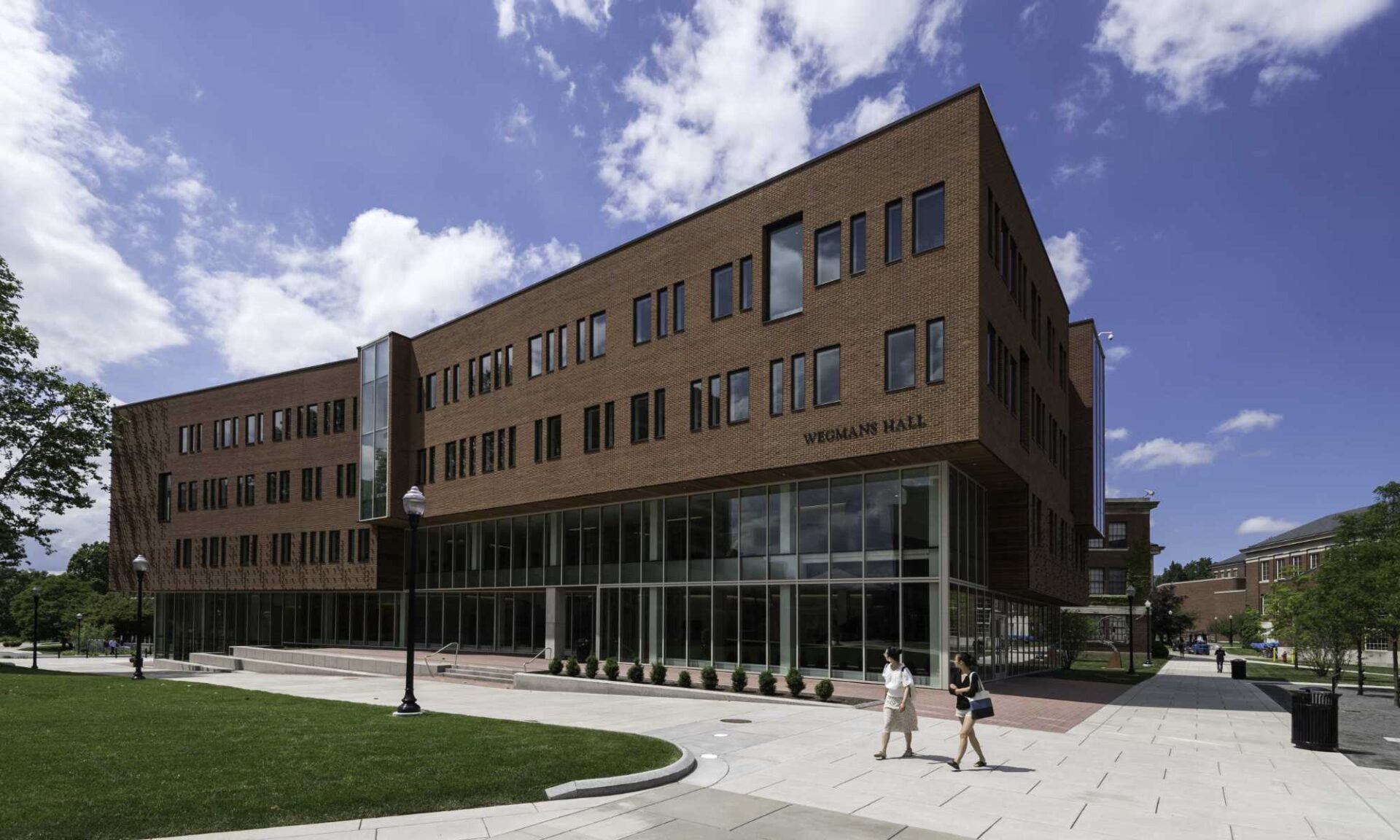 Exterior of Wegmans Hall, home of the newly renamed Goergen Institute for Data Science and Artificial Intelligence.