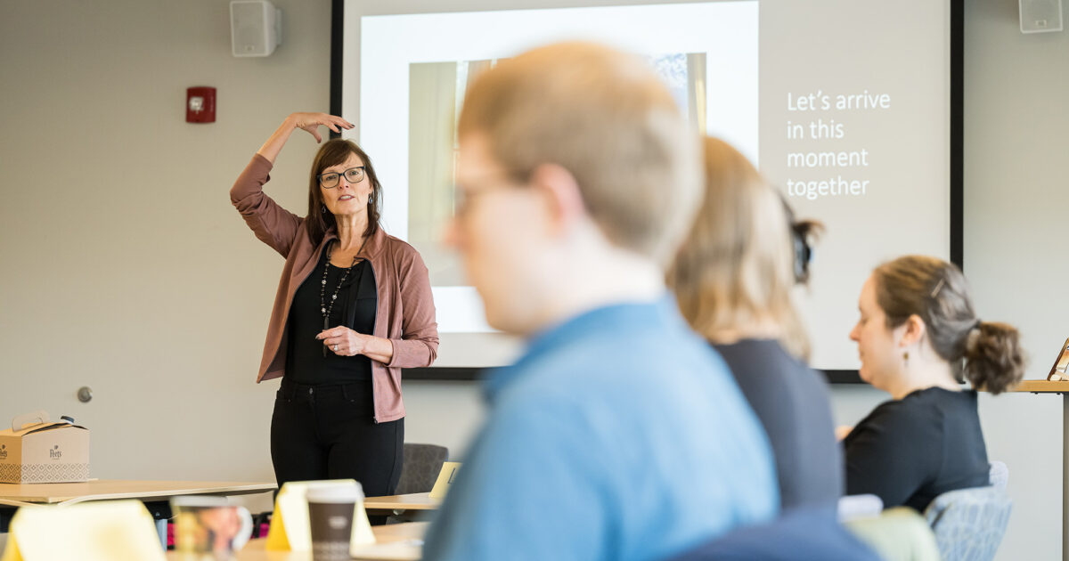 Teaching the teachers to be calm, cool, and collected