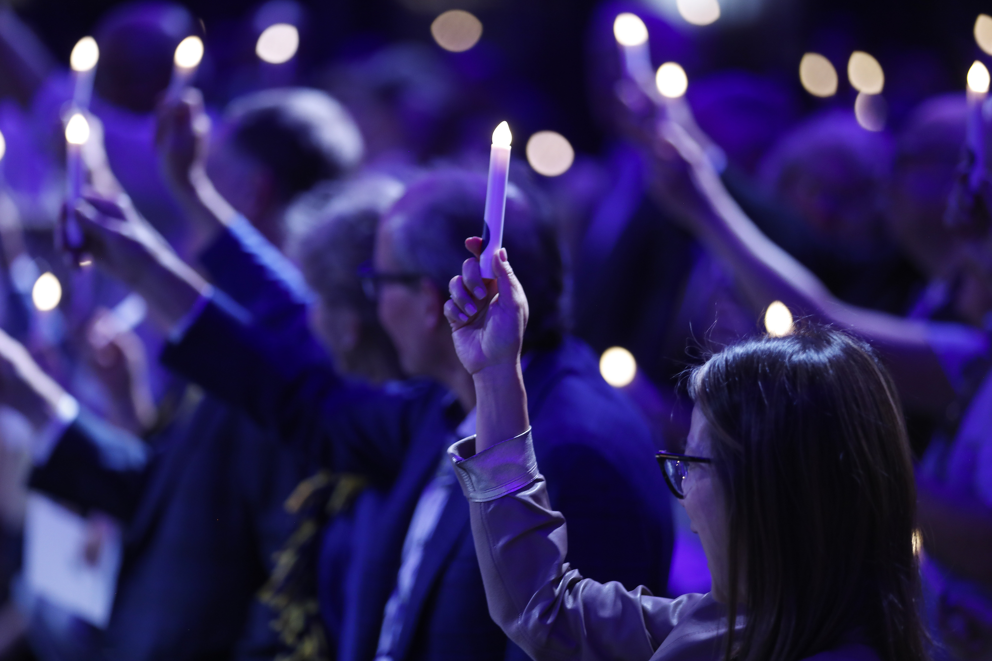 Candlelight ceremony. 