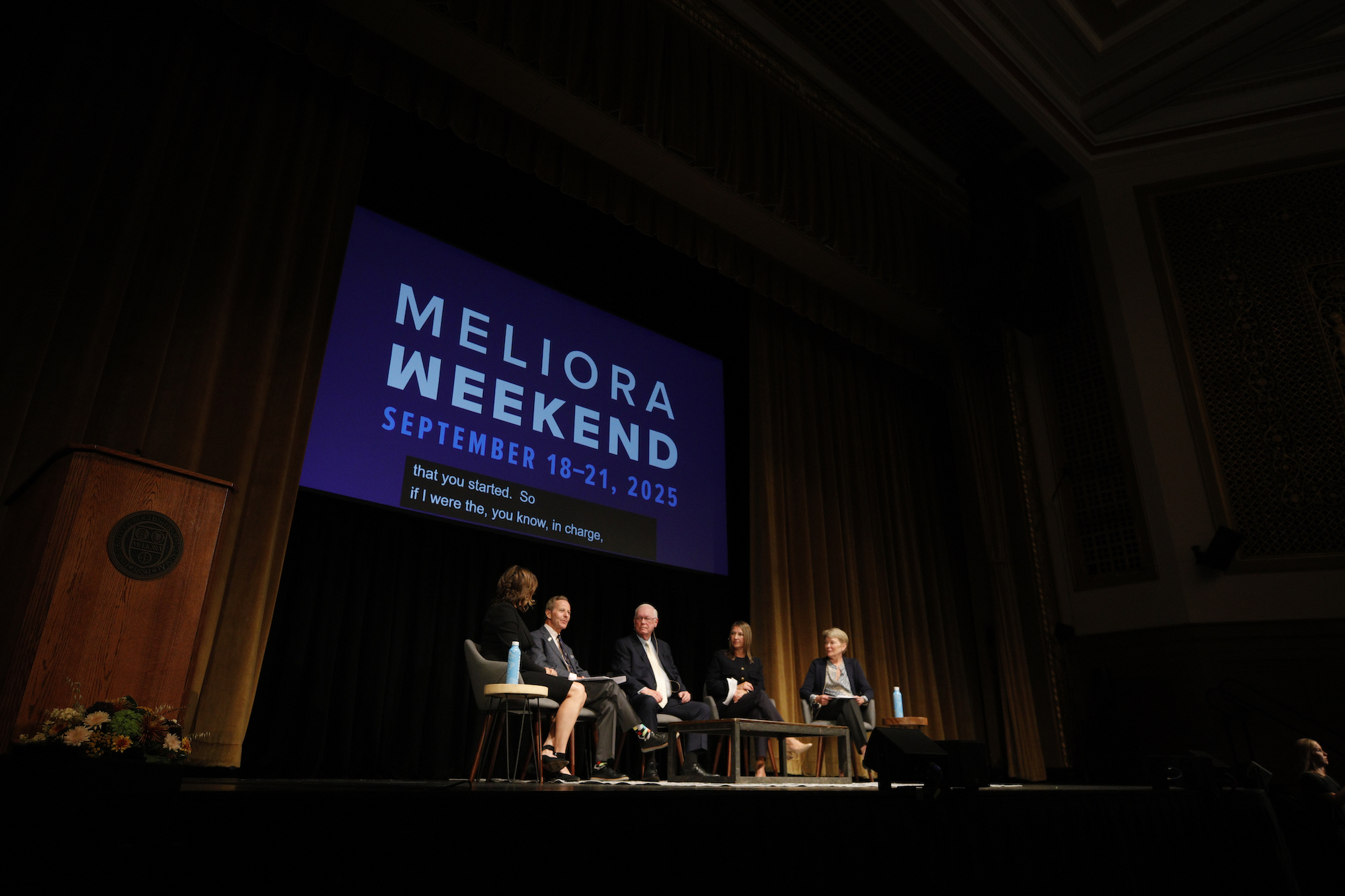 University Symposium panel discussion. 