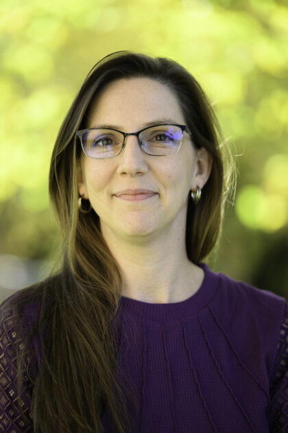 Outdoor portrait of Katherine Grzesik.
