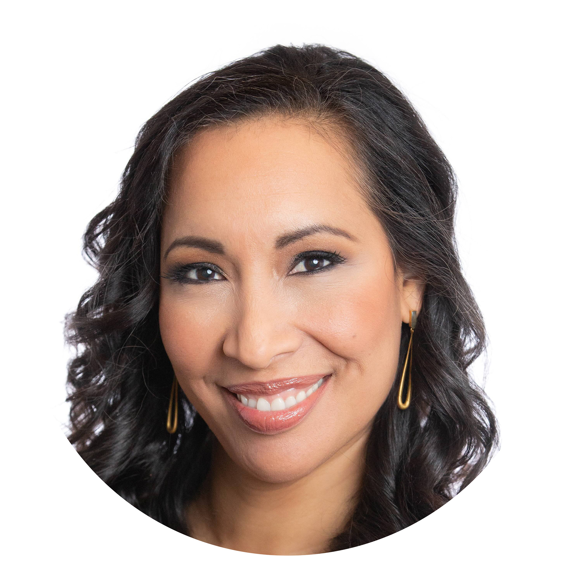 Circle cutout of Nicole Cabell headshot.