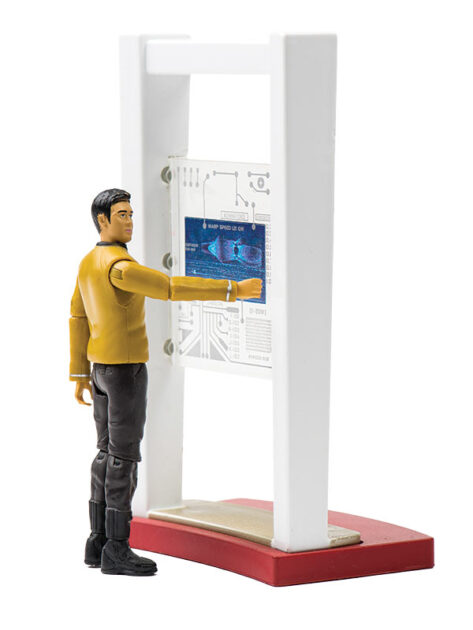 photo of control panel figurine for story about rochester alumnus writing for star trek.