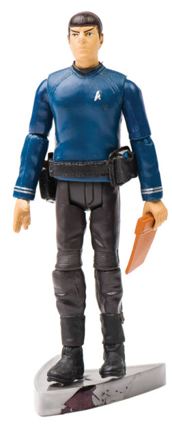 image of mr. spock figurine for rochester professor to explore themes of star trek characters.