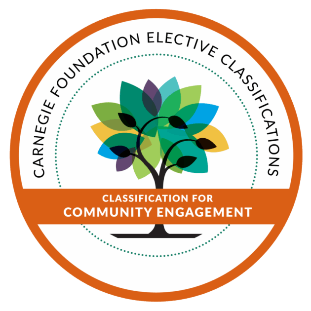 the emblem for the 2026 Carnegie Elective Community Engagement distinction