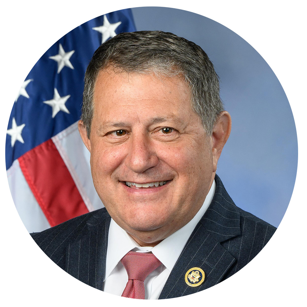 Circle cutout of Joe Morelle's portrait. 