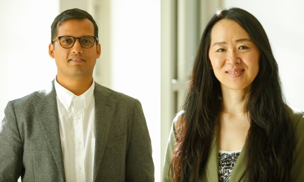 side-by-side headshots of two researchers.