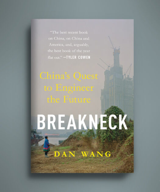 Book cover for Breakneck, written by Dan Wang.