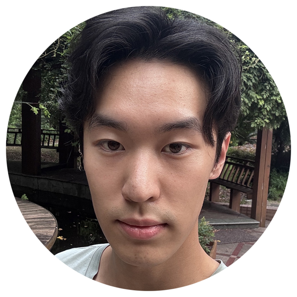 Circle cutout featuring Pieran "Levi" Li. 