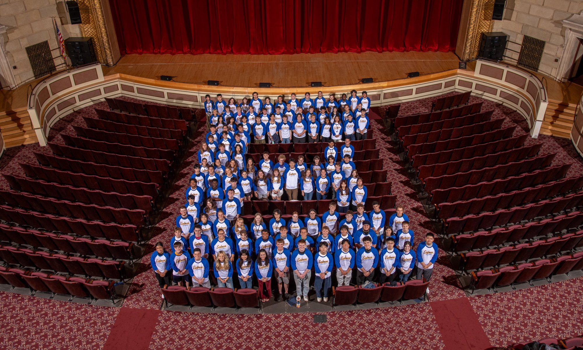 Eastman School of Music Class of 2030 class photo.