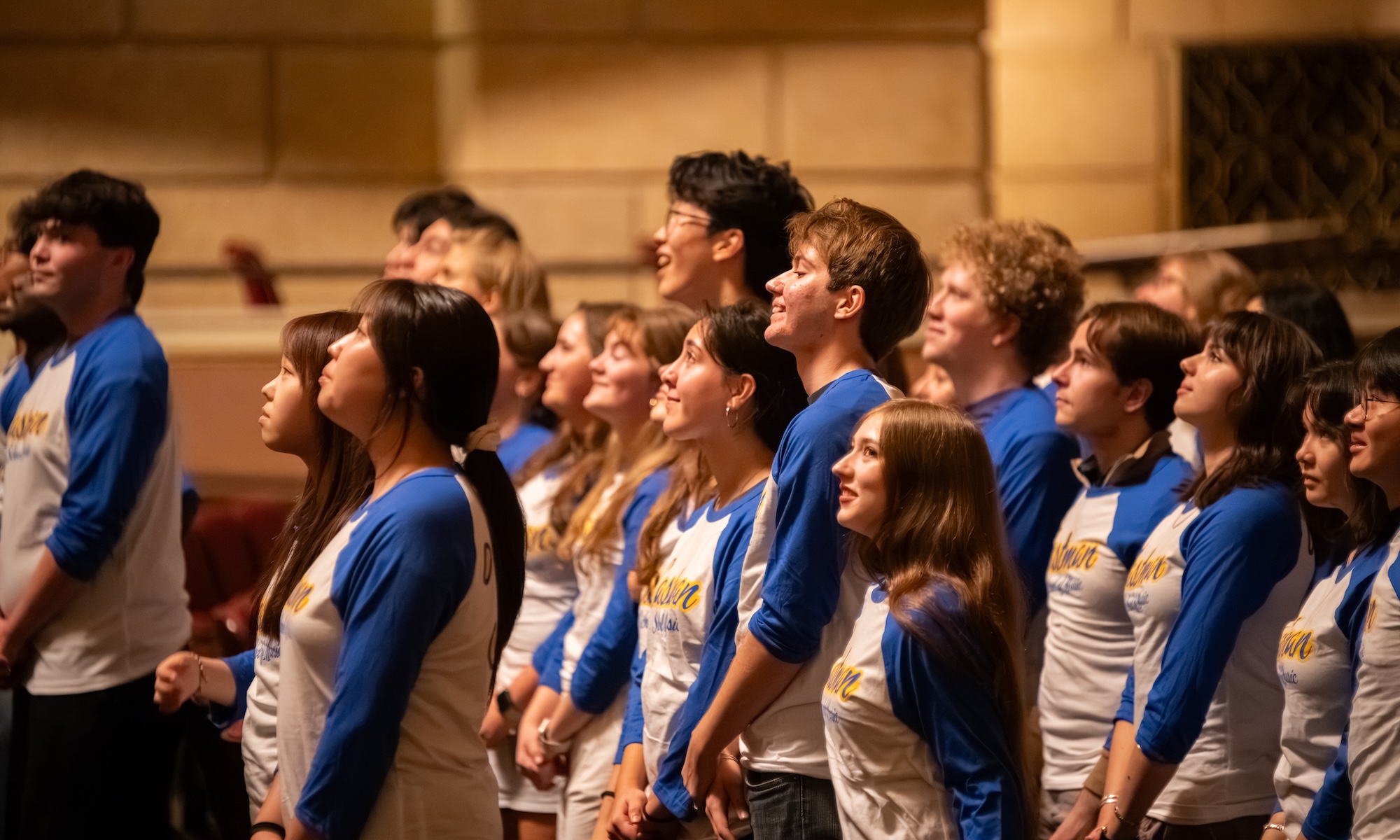 First-year Eastman School of Music students are welcomed.