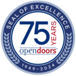 Seal of excellence: 75 Years Open Doors (1949-2024)