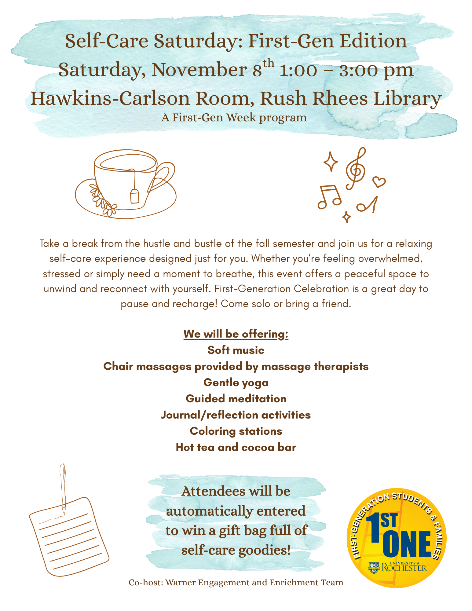 Self-Care Saturday Poster