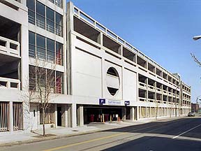 East End Garage entrance.