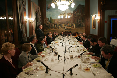 people at table