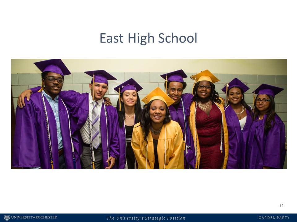 grads in purple and gold robes