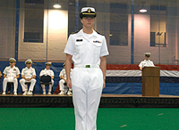 NROTC Battalion Commander Anne Marie Regan ’03