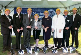 School of Nursing groundbreaking ceremony