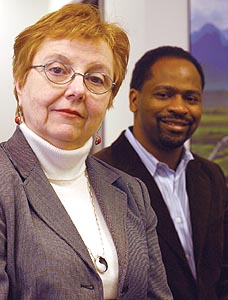 Ewa Hauser and Fredrick Harris