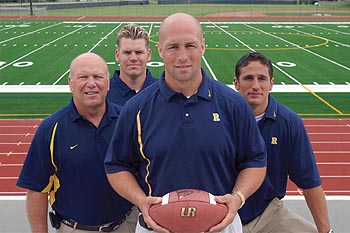 Football head coach Scott Green and staff